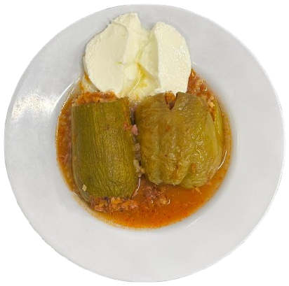 Zeytinyağlı Karışık Dolma / Yoğurt